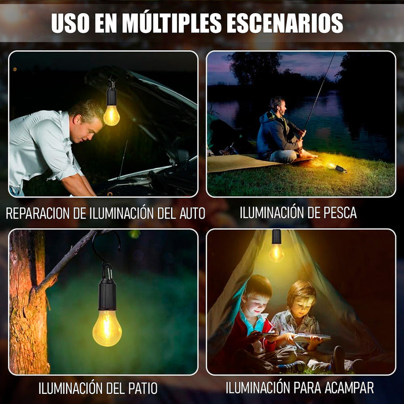 Ampolleta Recargable Ampolleta Camping Ampolletas Colgantes
