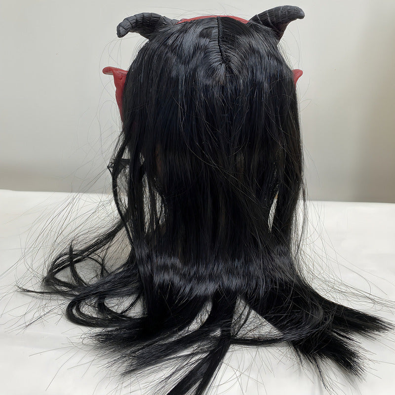 Máscara De Látex Demonio Máscara De Terror Para Halloween Disfraz Máscara Diablo Rojo Arcashopping Máscara De Látex Demonio Máscara De Terror Halloween Disfraz
