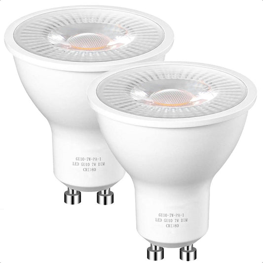 Pack X2 Ampolleta Led 7w Ampolletas Led Gu10 Bombilla Led 7w