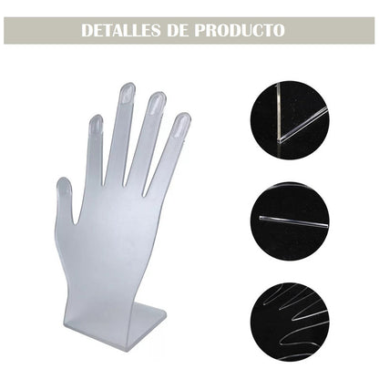 Mano Exhibidora Anillos Exhibidor Pulseras Organizador Joyas