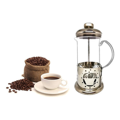 Cafetera Francesa Prensa De Émbolo Acero Inoxidable 600 Ml