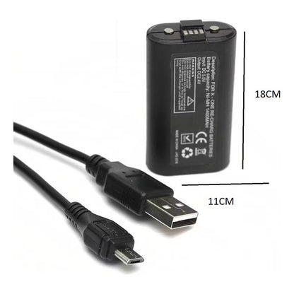 Batería Recargable Control Compatible Con Xbox One 2880 Mah