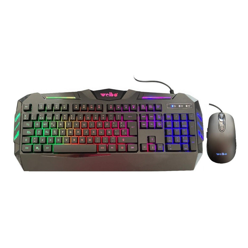 Pack Gamer Teclado Mecanico Teclado Y Mouse Ergonomico Gamer