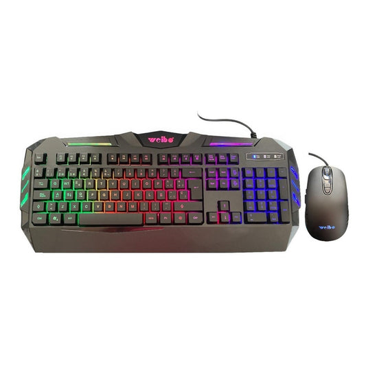 Pack Gamer Teclado Mecanico Teclado Y Mouse Ergonomico Gamer