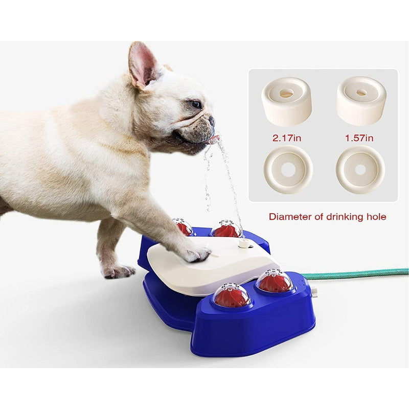 Fuente De Agua Para Mascota Rociador Dispensador Agua Perros