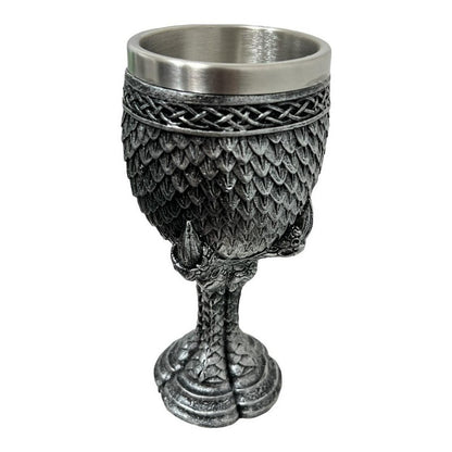 Copa Caliz Medieval Copa Vikingo Copa Gotica Resina Y Acero