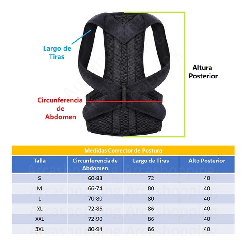 Corrector De Postura Fajas De Hombre Faja Modeladora Mujer