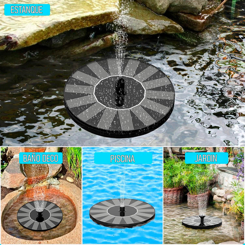 Bomba De Agua Automática Fuente De Agua Solar Aspersor Bomba