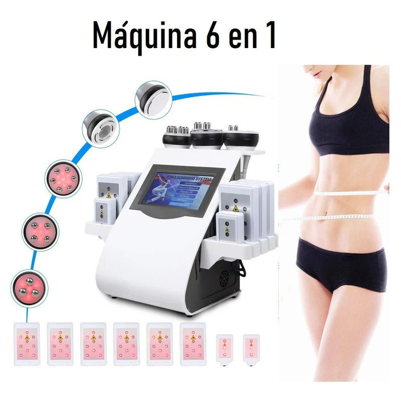 Maquina Cavitacion 6 En 1 Radiofrecuencia Facial Corporal