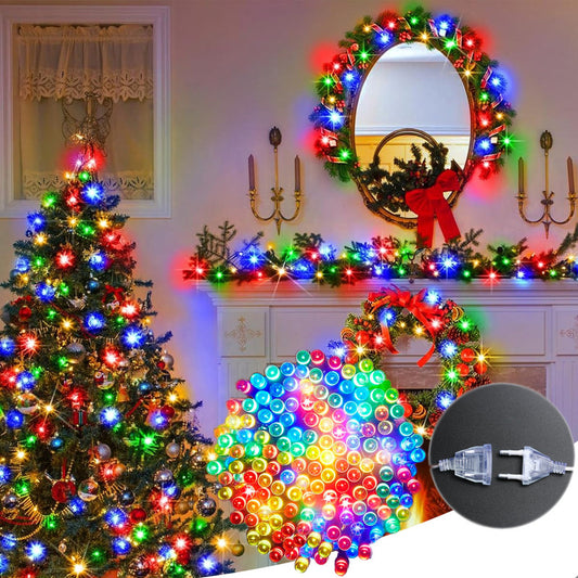 Luces Led Navidad Guirnalda Luces Multicolor 100 Led