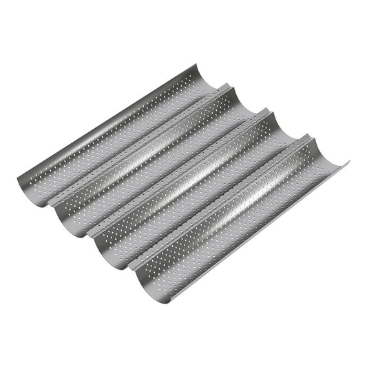 Molde Perforado Antiadherente Para Pan Francés Pan Baguette