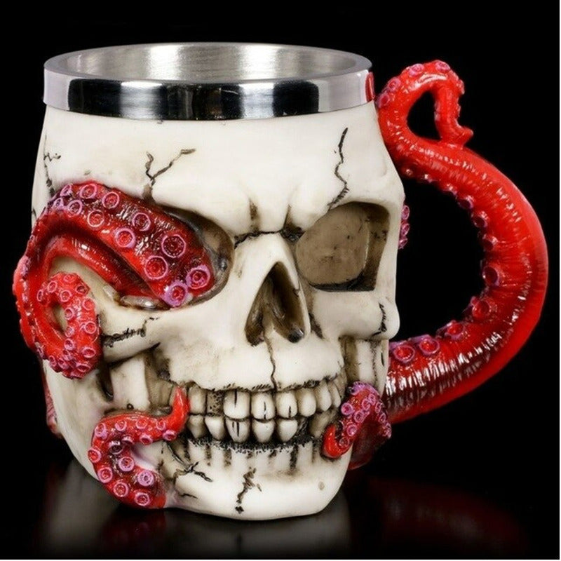 Tazon Grande Tazon Kraken Tazon Calavera Mug Acero Inox