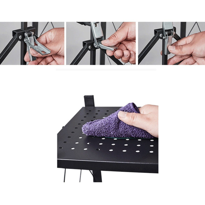 Estante Organizador 3 Niveles Carrito Organizador Con Ruedas