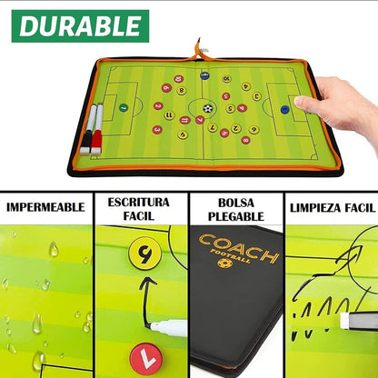 Pizarra Táctica De Futbol Tablero De Entrenamiento Magnético