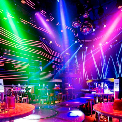 Luz Elestrodoscopica De Fiesta Luz Robotica Led 36 Led Dj