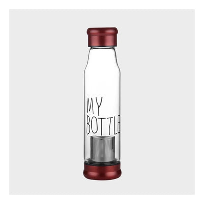 Botella Infusor De Vidrio Infusor De Te Con Funda 550ml