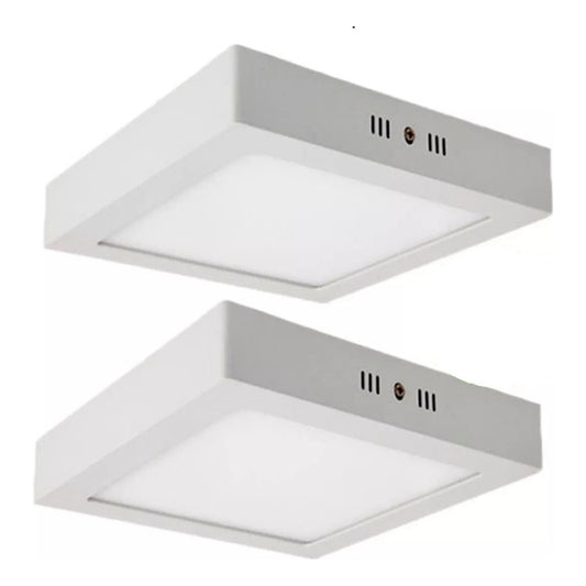 Pack X2 Foco Led Foco Led Sobrepuesto 12w Lamparas Techo