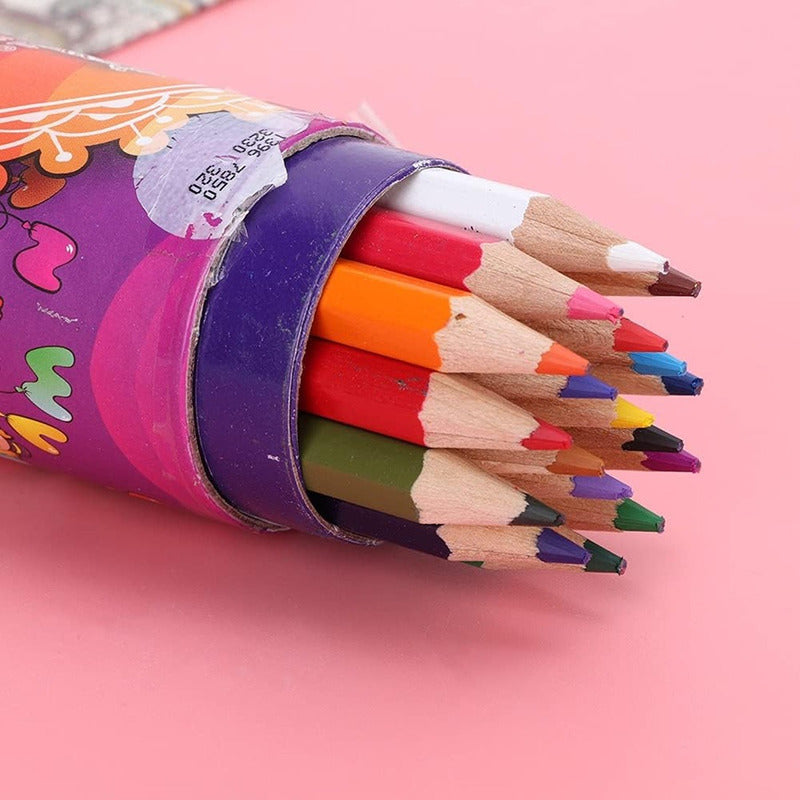 Set 18 Lapices De Colores Lapices De Dibujo Lápiz De Madera