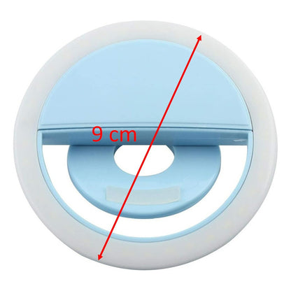 Aro Selfie Para Celular Led Anillo De Luz 18 Led Smartphone