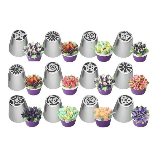 Set Boquillas Rusas Set De Boquillas Para Reposteria 12 Unid