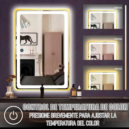 Espejo Led Espejo Rectangular Decorativo Espejos Colgantes