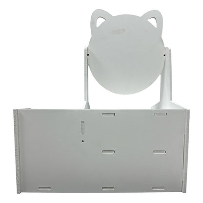 Organizador De Maquillaje Con Espejo Organizador Joyero Color Blanco