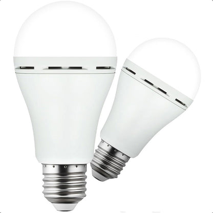 Pack X2 Ampolleta Recargable Ampolleta E27 Ampolleta Led 9w