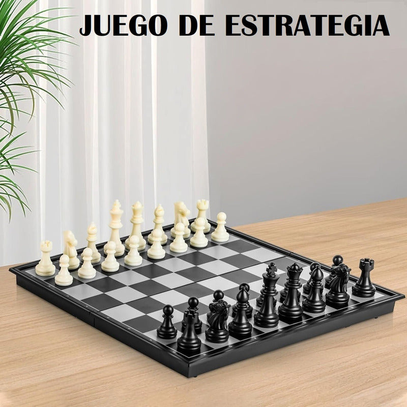 Tablero Ajedrez Plegable Ajedrez Magnético Juego De Ajedrez