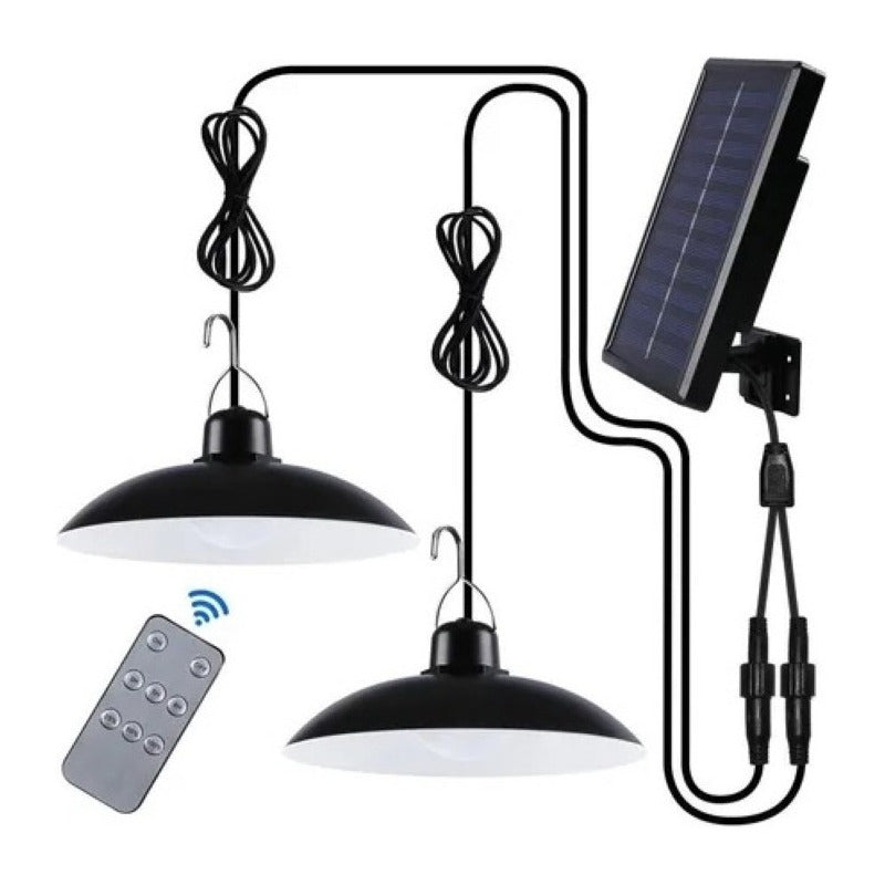 Ucgg Solar Luces Colgantes, Luz Colgante Solar De Doble C