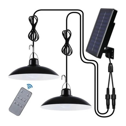 Ucgg Solar Luces Colgantes, Luz Colgante Solar De Doble C