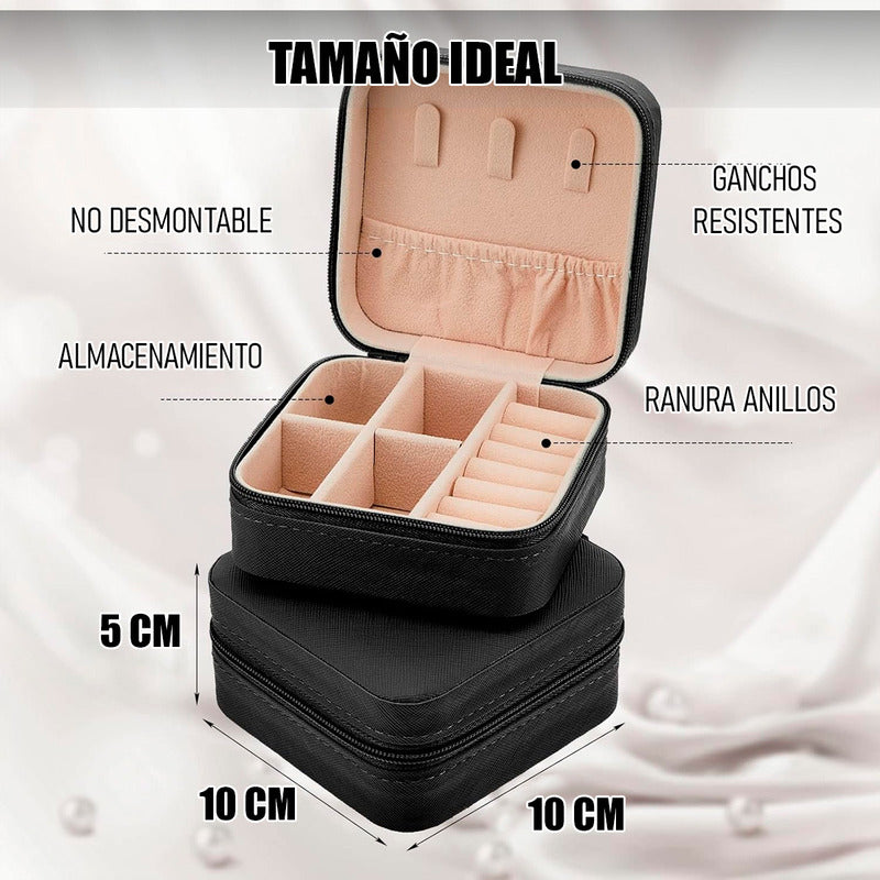 Pack X2 Joyero Portatil Organizador De Aro Exhibidores Joyas
