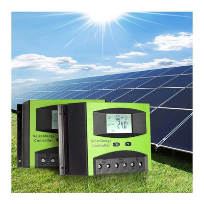 Regulador De Carga Solar Con Pantalla Lcd Controlador 30 Amp