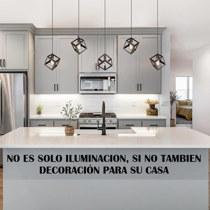 Pack X2 Lámpara Colgante Vintage Lámparas Living Comedor
