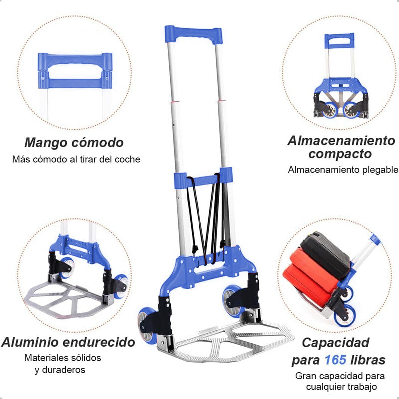 Carro De Carga Yegua Carro De Compras Yegua Plegable 80 Kg