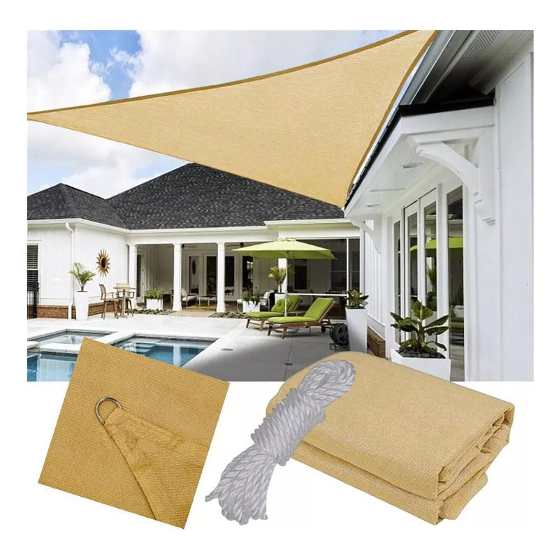 Toldo Vela Triangular Toldo Vela Impermeable Terraza 5x5x5m