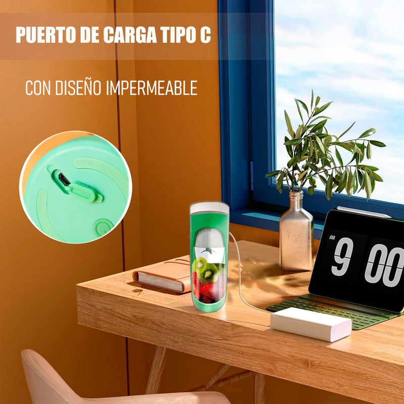 Licuadora Portatil Batidora Portatil Usb Juguera Batidora