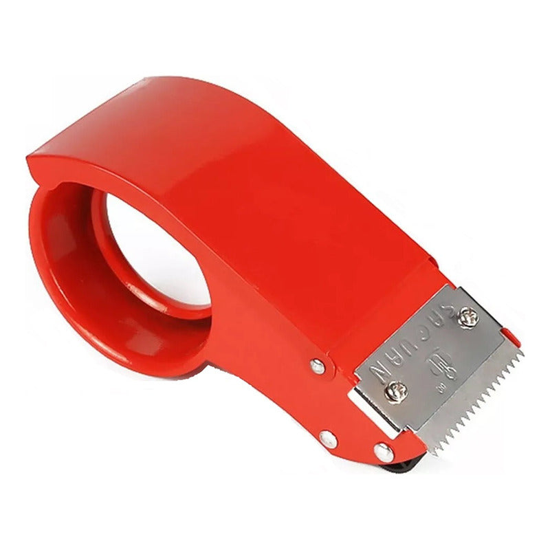 Pack X2 Dispensador De Cinta Adhesiva Metálico Huincha Embal