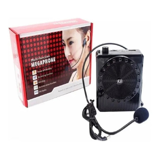 Megafono Amplificador Multi-funcion  Mp3 Usb Auricular Radio