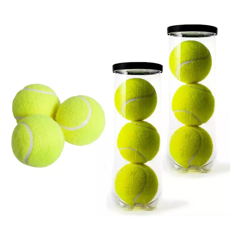 Recipiente Pelotas De Tenis Principiantes Caja De Pelotas Tenis Para Principiantes X6 Pack X6 Pelotas De Tenis Pelotas Para Principiantes Tenis Arcashopping