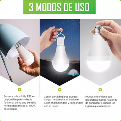 Pack X4 Ampolleta Led E27 Usb Pack X4 Ampolleta 10w Usb Pack Ampolletas Led X4 Emergencia Arcashopping Pack X4 Ampolleta Recargable Ampolleta E27 Ampolleta Usb 10w