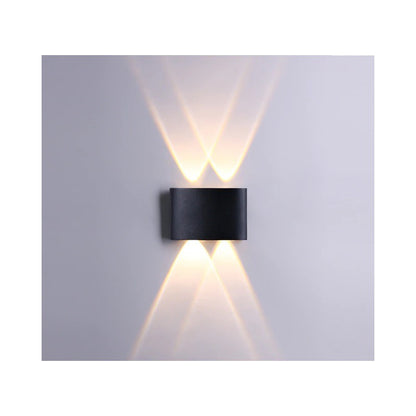 Lampara Led Focos Exteriores Pared 4w Luz Cálida 3500k Apliq