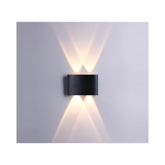 Lampara Led Focos Exteriores Pared 4w Luz Cálida 3500k Apliq