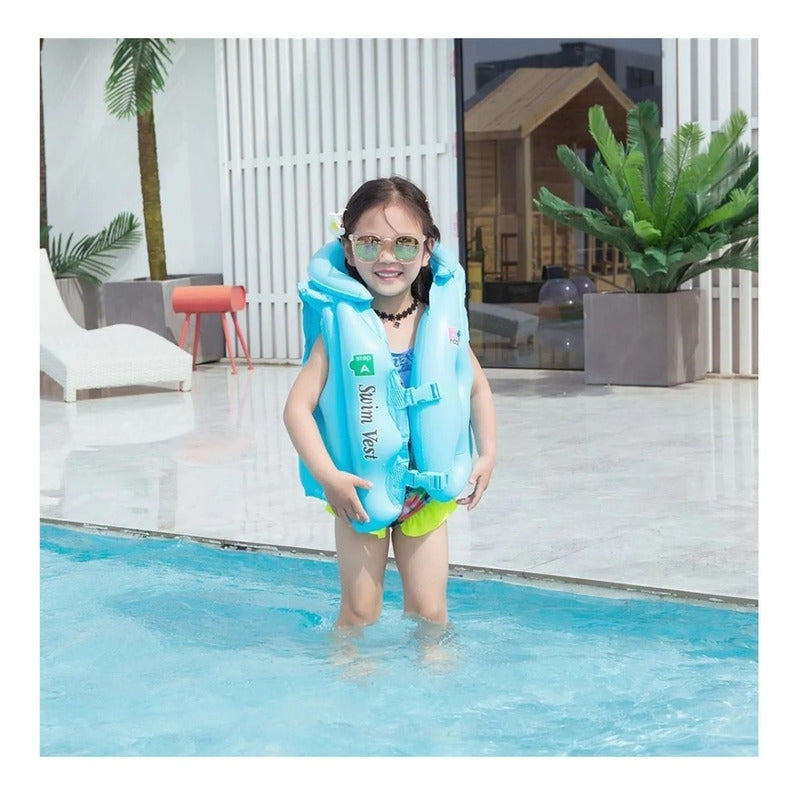 Flotador Niño Flotador Niña Chaleco Inflable Para Piscinas L