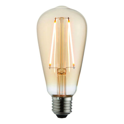 Ampolletas Vintage Led Edison Filamento E27 4w Luz Cálida