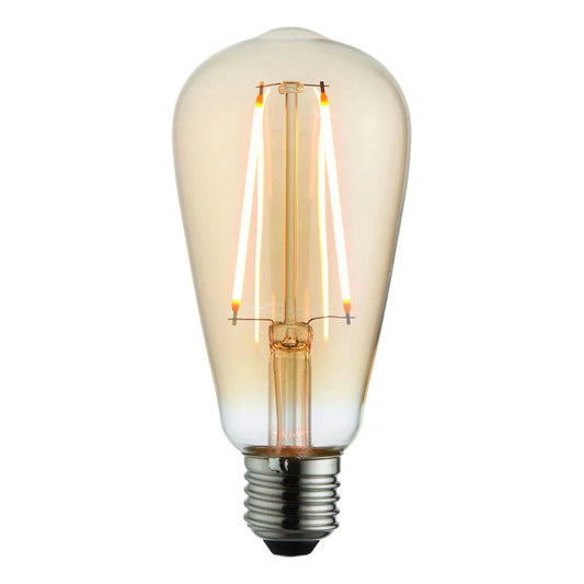 Ampolletas Vintage Led Edison Filamento E27 4w Luz Cálida