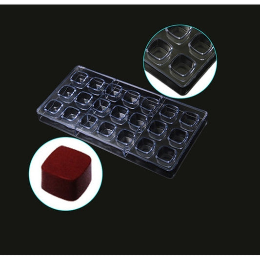 Molde Chocolate Policarbonato Moldes Para Bombones Cuadrado