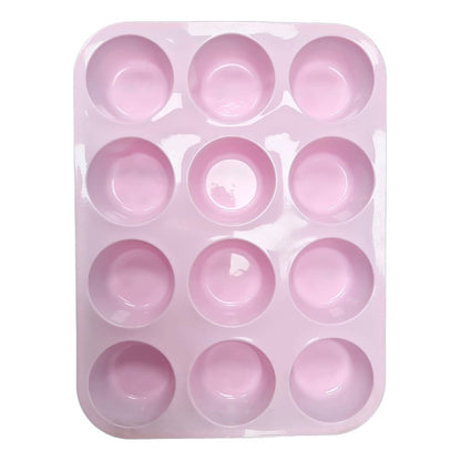 Pack X2 Molde Cupcakes Molde De Silicona 12 Cup Molde Muffin