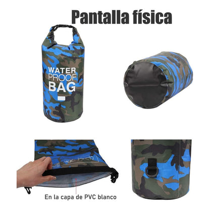 Bolso Seco Impermeable Mochila Camping 15 Litros Waterproof