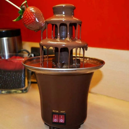 Mini Máquina Eléctrica En Cascada Para Fondue De Chocolate
