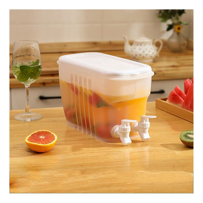 Jarra Dispensadora Doble Grifo Jarras Jugo Agua 3,5l Bebidas